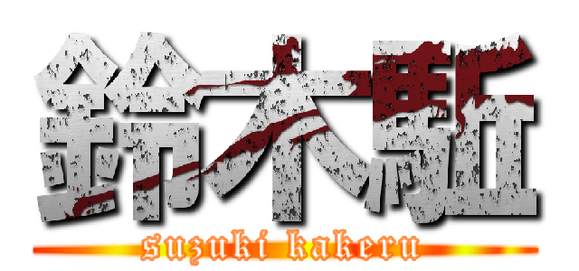 鈴木駈 (suzuki kakeru)