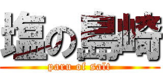 塩の島崎 (paru of salt)