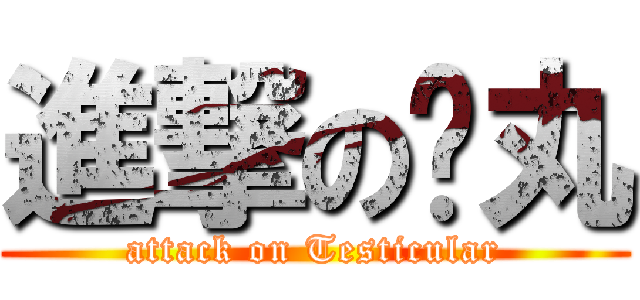 進撃の睪丸 (attack on Testicular)