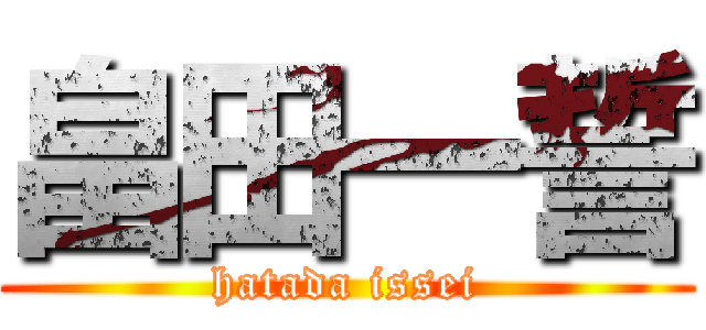 畠田一誓 (hatada issei)