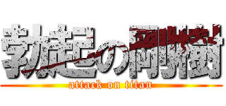 勃起の剛樹 (attack on titan)