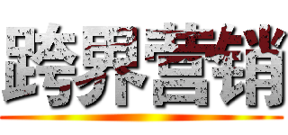 跨界营销 ()
