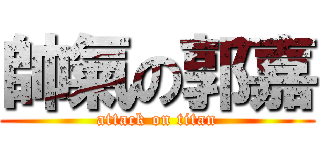 帥氣の郭嘉 (attack on titan)