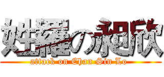 姓羅の昶欣 (attack on Chan Sin Lo )