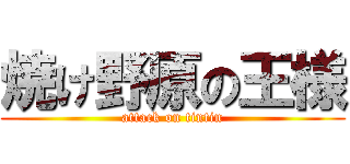 焼け野原の王様 (attack on tintin)