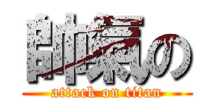 帥氣の (attack on titan)