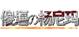 傻逼の杨尼玛 (attack on chrysanthemum)