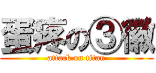 蛋疼の③徽 (attack on titan)