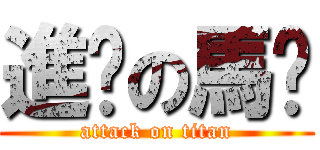 進擊の馬卡 (attack on titan)