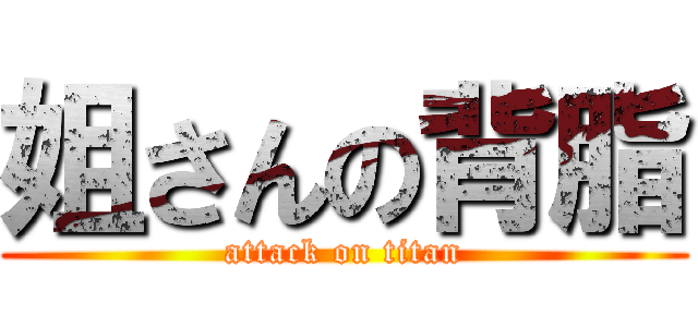 姐さんの背脂 (attack on titan)