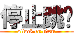 停止跳动 (attack on titan)