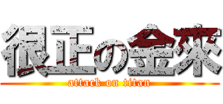 很正の金來 (attack on titan)