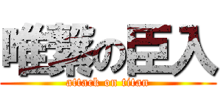 唯繋の臣入 (attack on titan)
