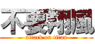 不要翔風 (attack on titan)