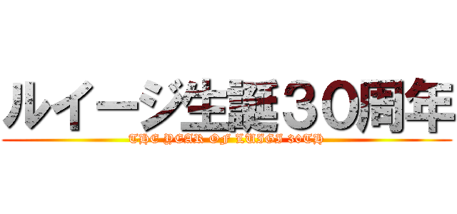 ルイージ生誕３０周年 (THE YEAR OF LUIGI 30TH)