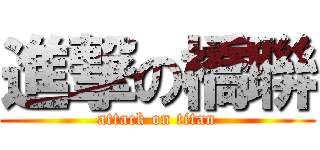 進撃の橋聨 (attack on titan)