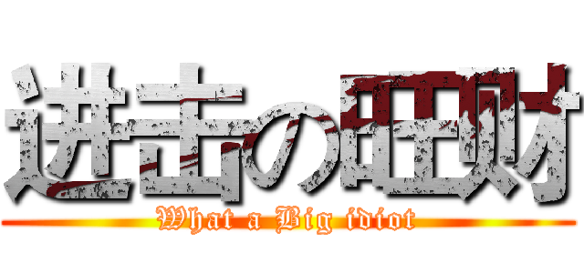 进击の旺财 (What a Big idiot)