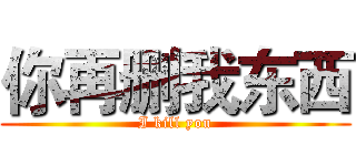 你再删我东西 (I kill you)