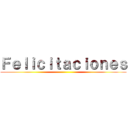 Ｆｅｌｉｃｉｔａｃｉｏｎｅｓ ()