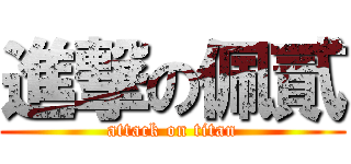 進撃の佩貳 (attack on titan)