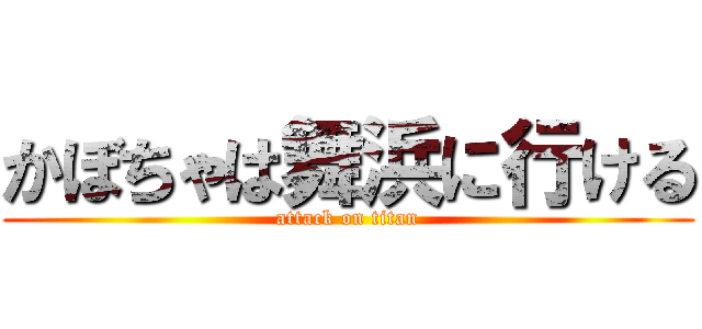 かぼちゃは舞浜に行ける (attack on titan)