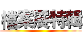 檔案展特輯 ()
