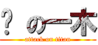 黃 の一木 (attack on titan)