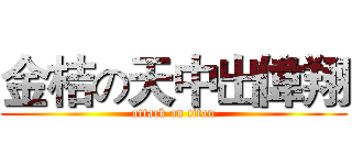 金桔の天中出偉翔 (attack on titan)