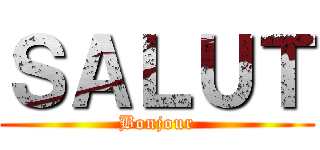 ＳＡＬＵＴ (Bonjour)