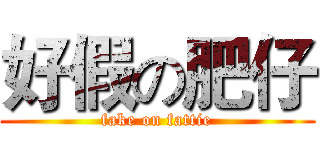 好假の肥仔 (fake on fattie)