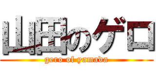 山田のゲロ (gero of yamada)