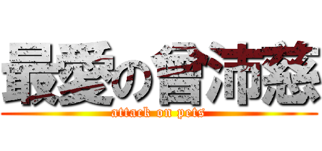 最愛の曾沛慈 (attack on pets)