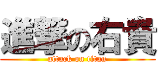進撃の右貴 (attack on titan)