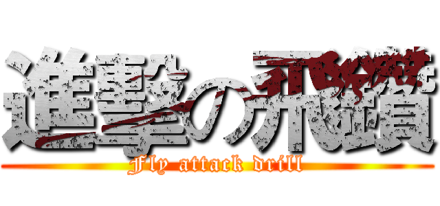 進擊の飛鑽 (Fly attack drill)