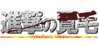 進撃の覽毛 (attack on titan)
