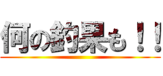 何の釣果も！！ ()