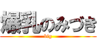 爆乳のみづき (big)