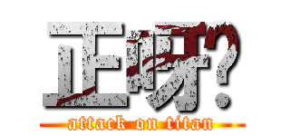 正呀喂 (attack on titan)
