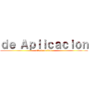 ｄｅ Ａｐｌｉｃａｃｉｏｎ (attack on titan)