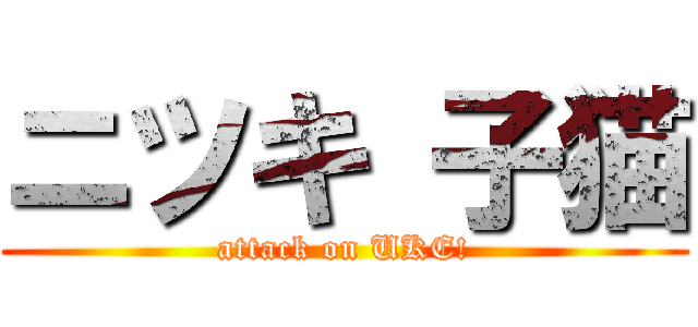 ニツキ 子猫 (attack on UKE!)