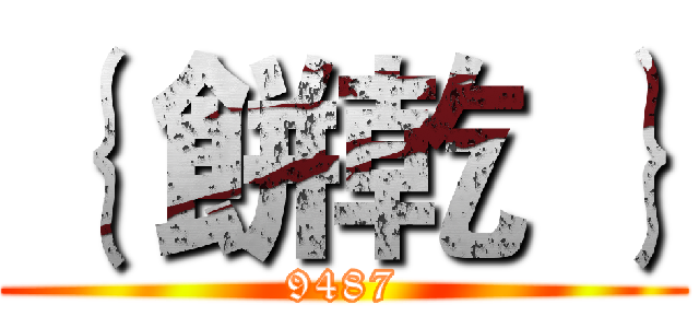 ｛ 餅乾 ｝ (9487)