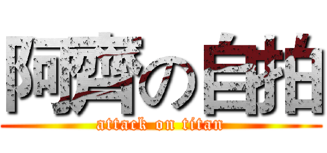 阿齊の自拍 (attack on titan)