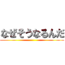 なぜそうなるんだ ()