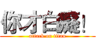你才白癡！ (attack on titan)