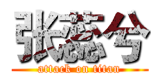 张蕊兮 (attack on titan)