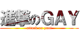 進撃のＧＡＹ (attack on yaoi)