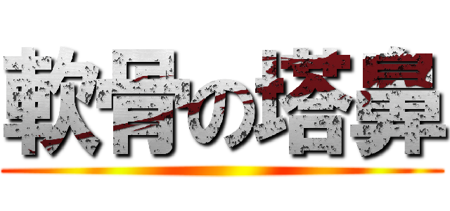 軟骨の塔鼻 ()
