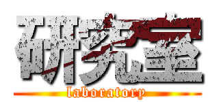 研究室 (laboratory)