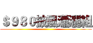 ＄９８０披風瀟灑組 ()