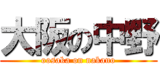 大阪の中野 (oosaka on nakano)